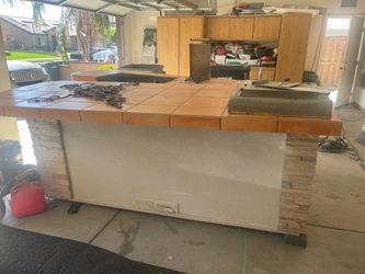 2 pcs outdoor kitchen.