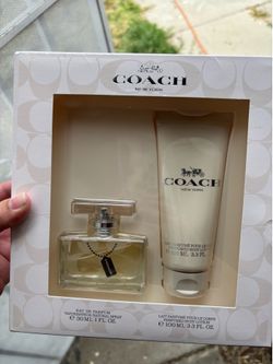 Coach vanilla parfume and lotion set