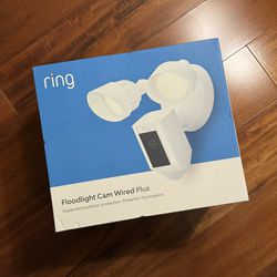 Brand New Ring Floodlight Cam Plus Wired