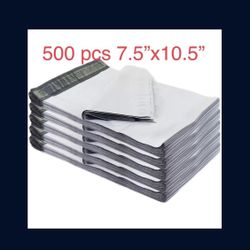 500 pcs 7.5” X 10.5” White Poly Mailers Self Sealing Shipping Envelope Bags Plastic Mailing Bags