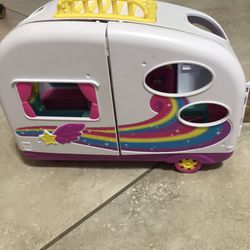 Happy Places Shopkins Camping Trailer Toy