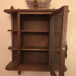 Antique Mini Wall Cabinet