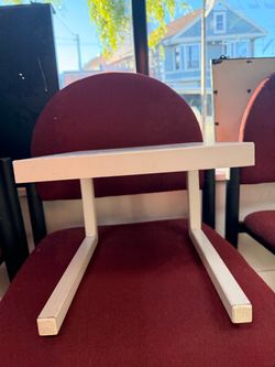 White Wood Display Riser Stand
