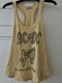 Vintage 90s AC/DC Concert Tank Tee 1981