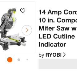 Ryobi Miler Saw 