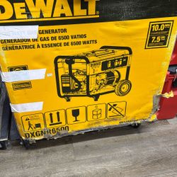 Dewalt 6500 Watt Gas Generator 