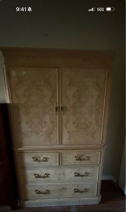 Armoire and  2 matching bedside tables