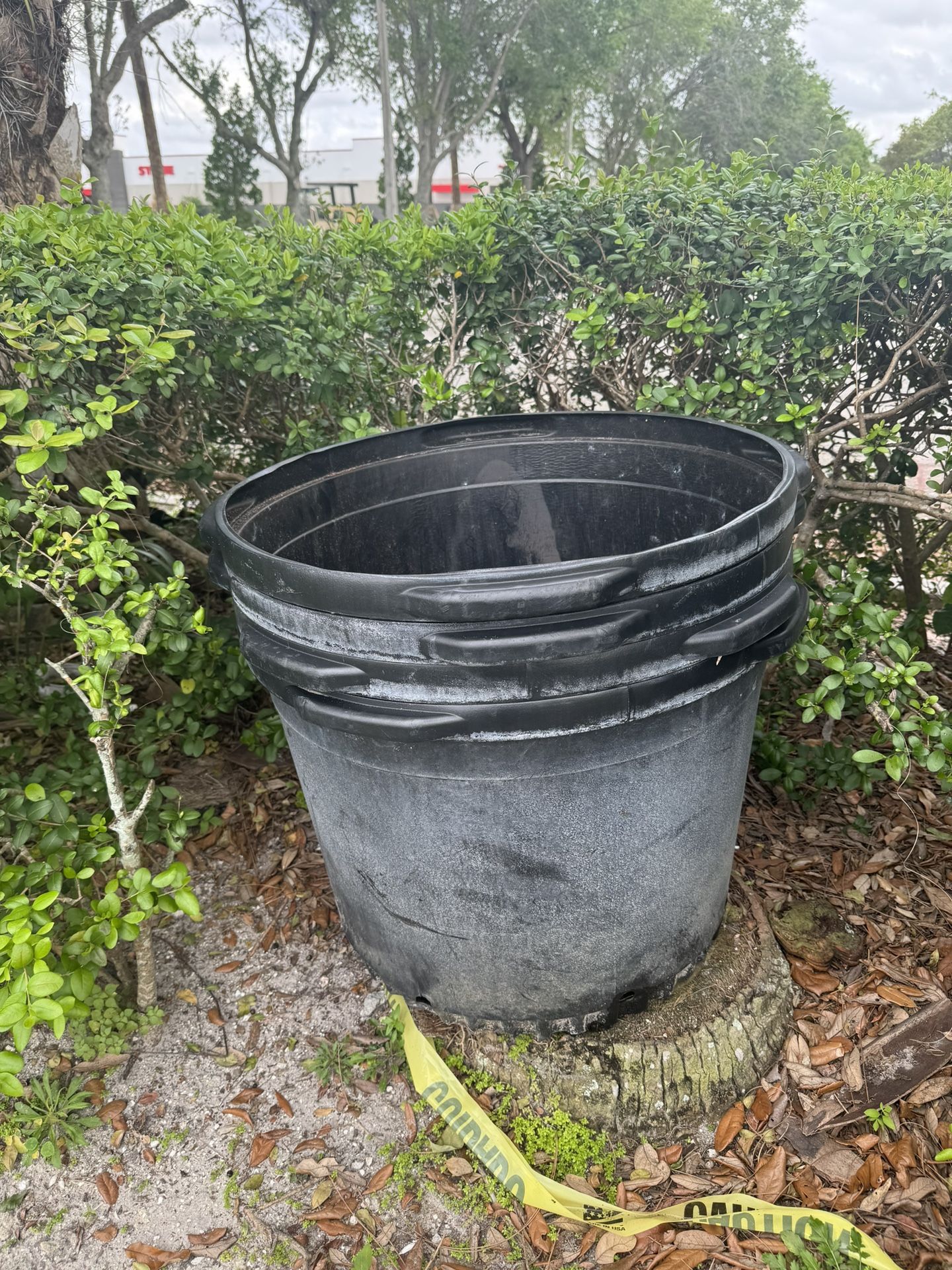 25 Gallon Nursery Pots.