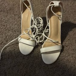 white heels 