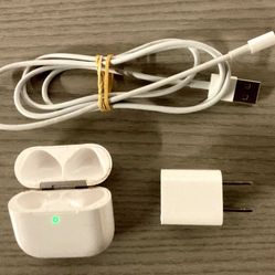 Apple 2nd Gen AirPods Charging Case with Charging Cable and Power Adapter 