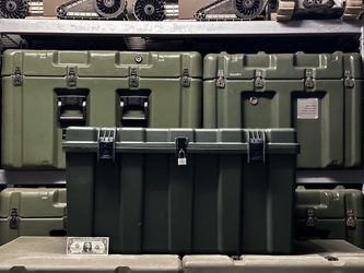 MILITARY PELICAN HARDIGG TL500I STORAGE CASE