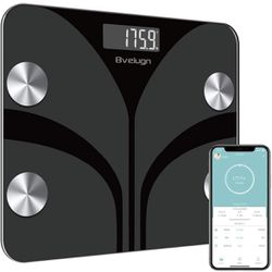 Digital Bathroom Smart Scale LED Display, 13 Body Composition Analyzer Sync Weight Scale BMI Health Monitor Sync Apps 400lbs