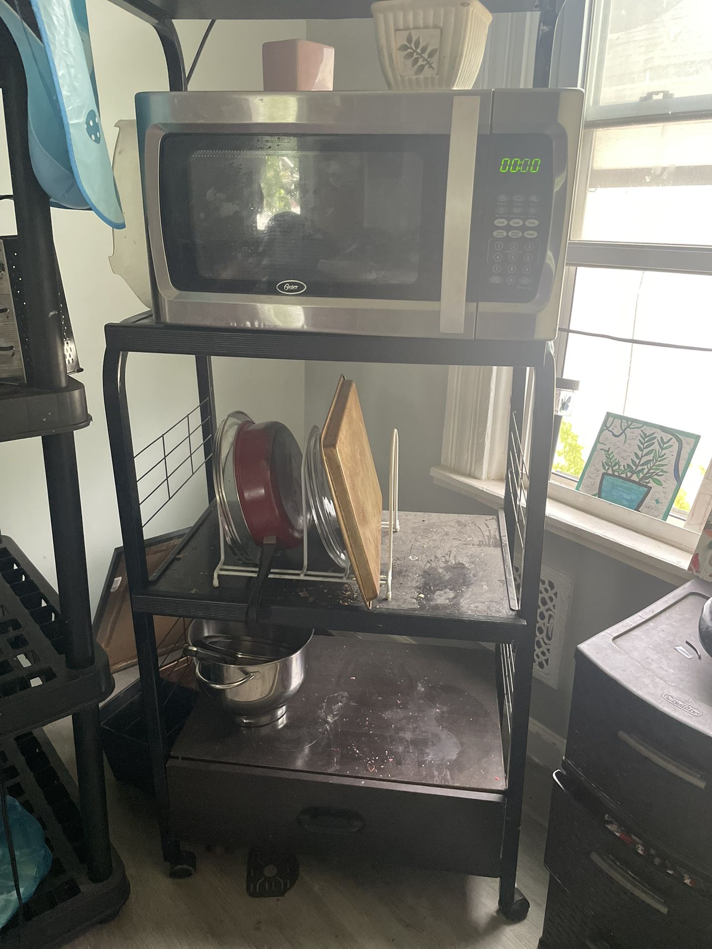 Microwave/stand
