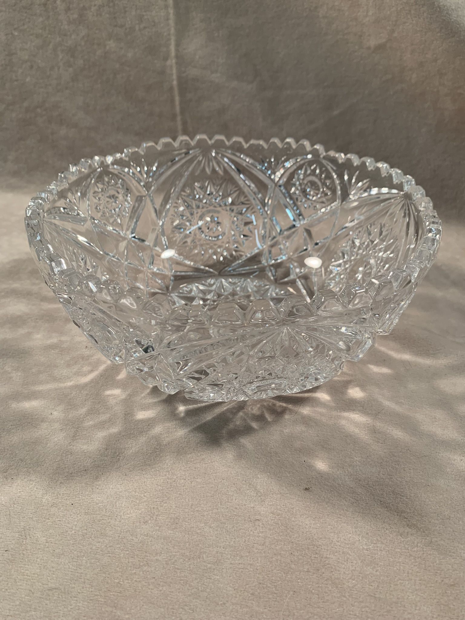 Lead Crystal Fruit Bowl