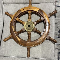 Decorative Sailboat Wheel