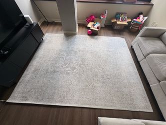 Beige area rug
