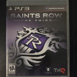 PS3 Game- SAINTS ROW- THE THIRD