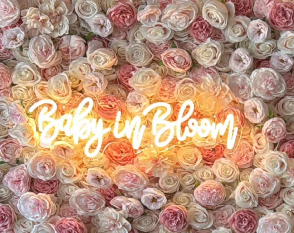 Baby In Bloom Neon Sign Only
