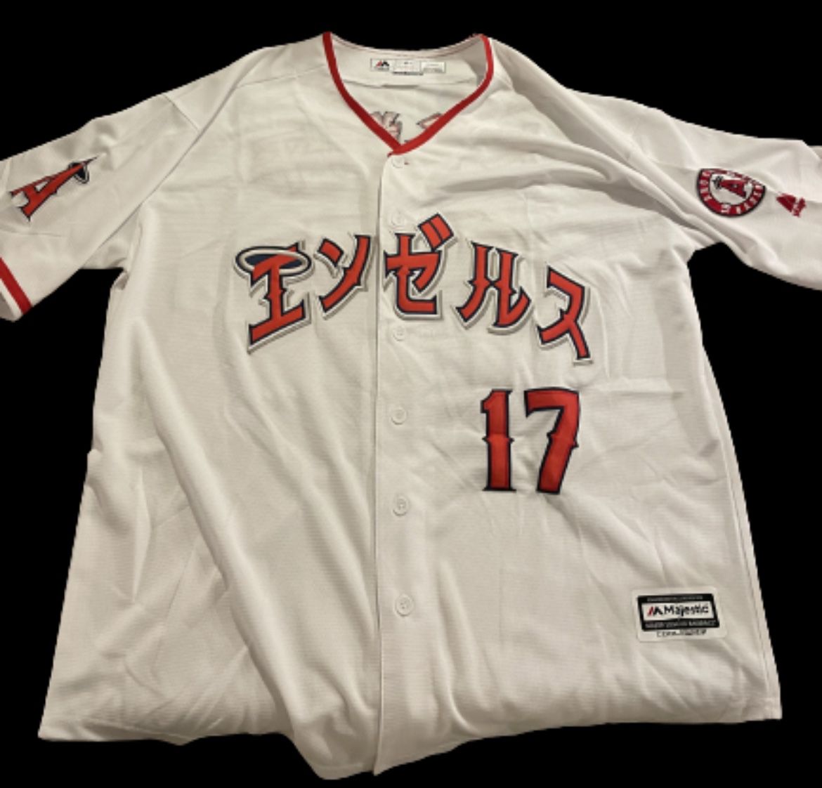 Shohei Ohtani LA Angels jerseyNWT full Japanese/Kanji XL Majestic Official  Merch for Sale in Brunswick, OH - OfferUp