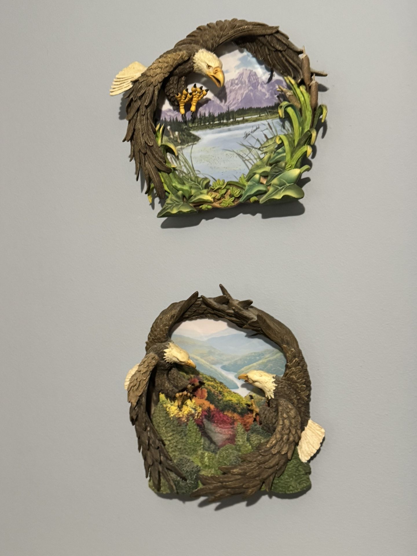 Four Seasons Of The Eagles Plates