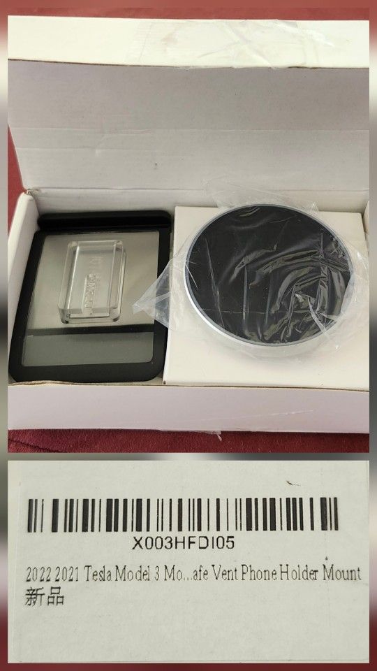 NEW- 2022-2021 Tesla Model 3 Vent Phone Holder Mount.