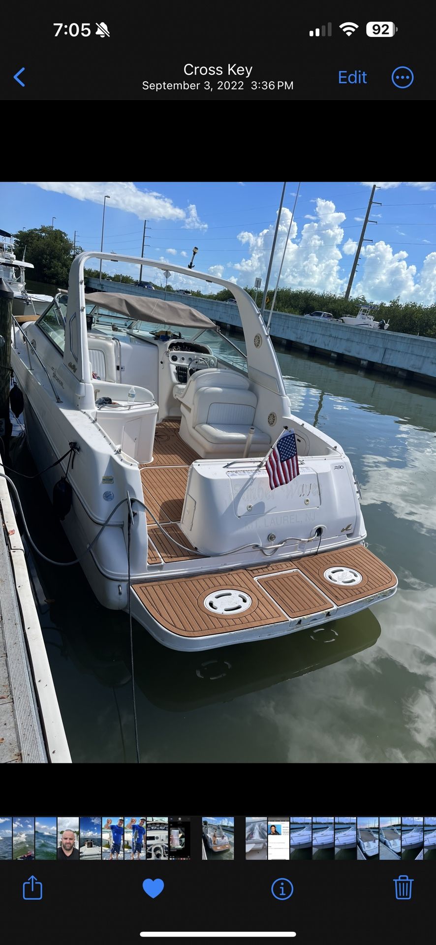 2000 SeaRay Sundancer 290