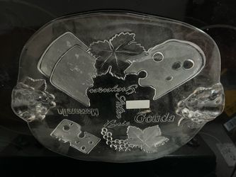 Crystal Cheese Platter - MIKASA