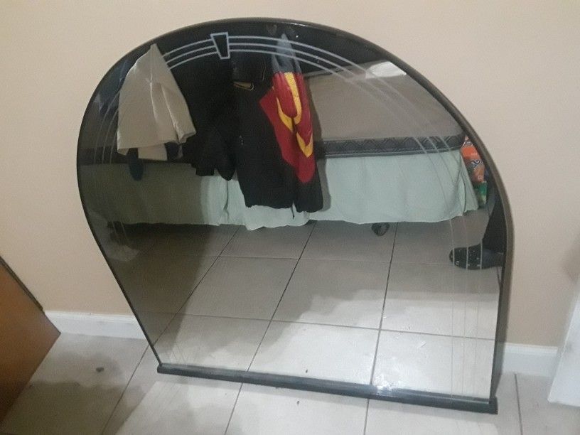 Black Bedroom mirror for Dresser