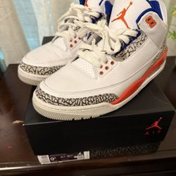 Jordan 3 Retro “Knicks” Size 9.5