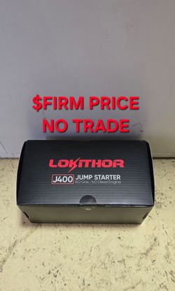 NEW Portable Jump Starter for Gas & Diesel Engine, Firm Price, Read Description For Details