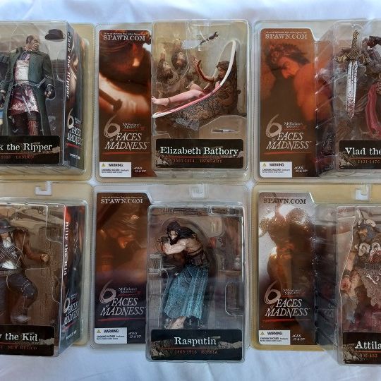 McFarlane Toys - Monsters Series 3: 6 Faces Of Madness collection