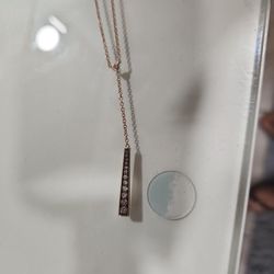 Levian Pendant Chain 14k Rose Gold With Chocolate Diamonds 