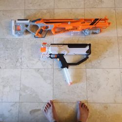Nerf Raptorstrike And Nerf MXVII-1200