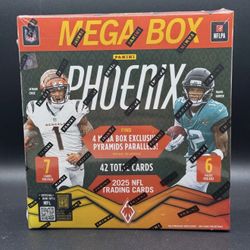 2025 Phoenix Football Mega Box - Pyramids Parallels (Sealed)