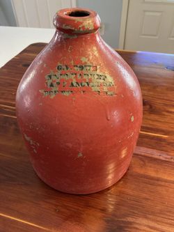 Antique Stoneware, Crock, Jug