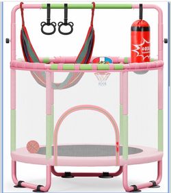Trampoline for toddlers pink