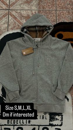 Burberry zip up sweaters