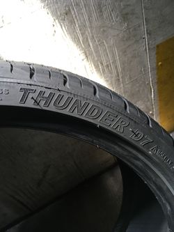 Low profile 20” tires