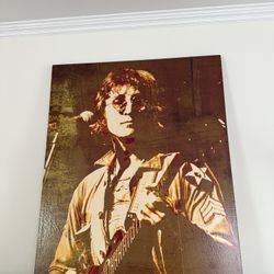 John Lennon Guitar Canvas