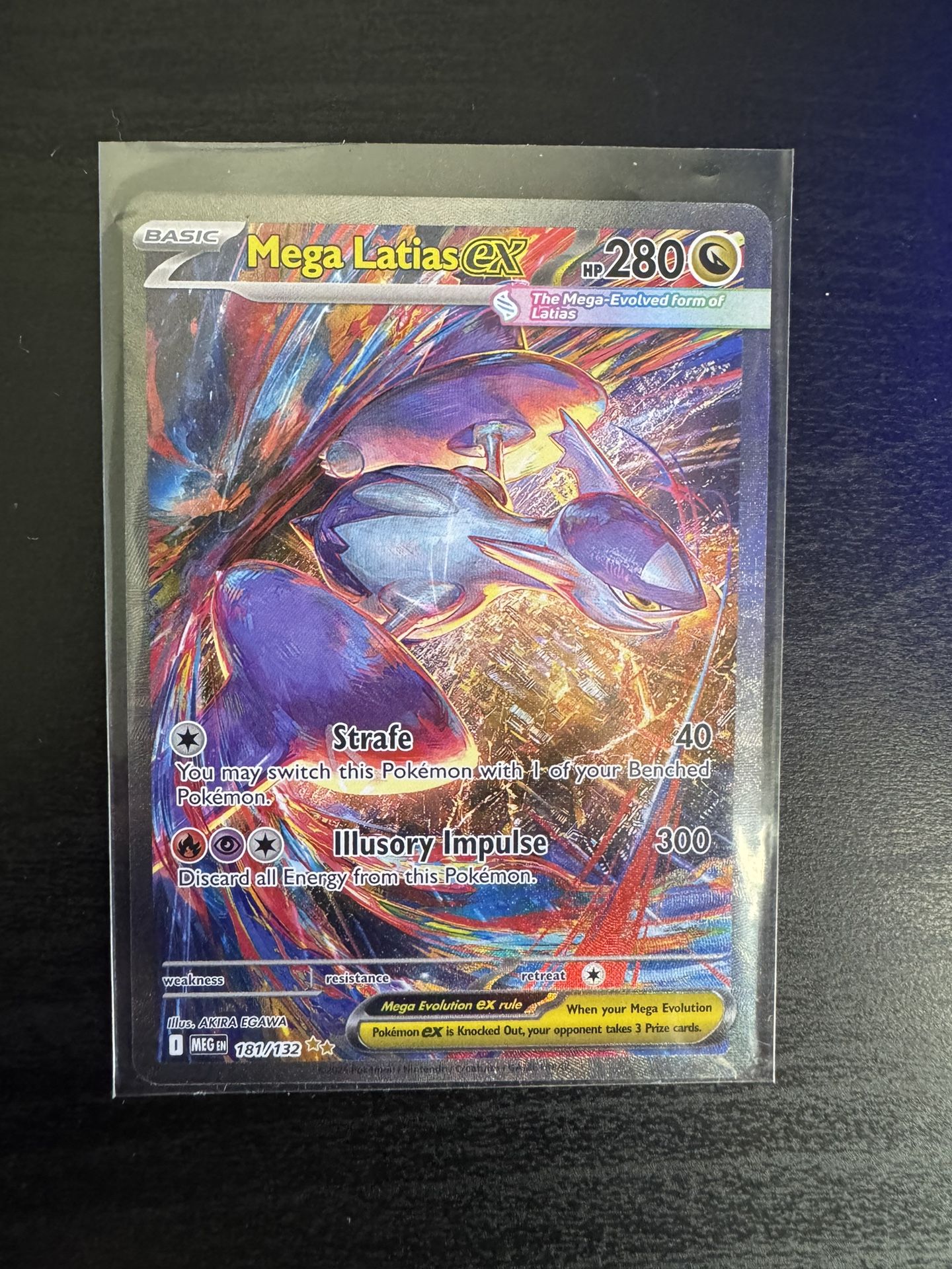 Mega Latias Ex 181/132 SIR Pokemon TCG Special Illustration Rare
