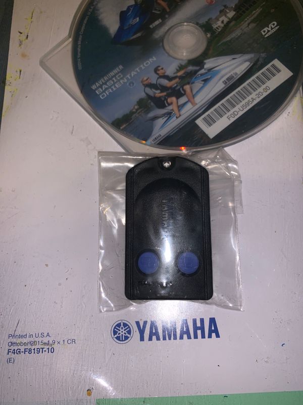 Yamaha jet ski key fob and owners manual for Sale in Fort Lauderdale