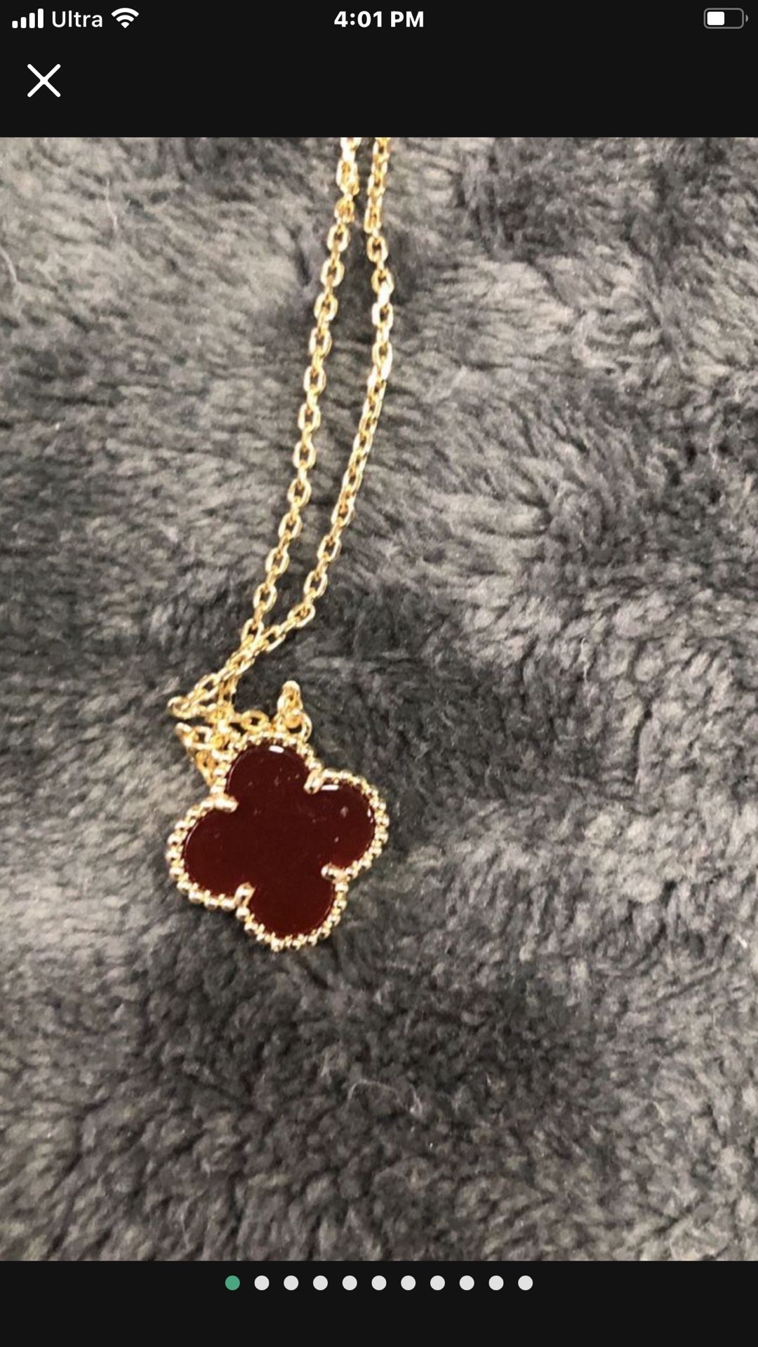 Red Van Cleef Necklace 