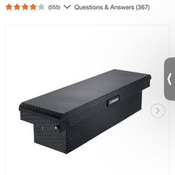 71.36 in. Matte Black Aluminum Full Size Crossbed Truck Tool Box