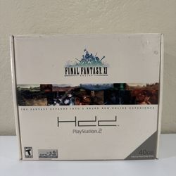 Sony Final Fantasy XI 40GB HDD Bundle For PlayStation 2 PS2
