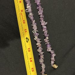 2 Amethyst matching set 