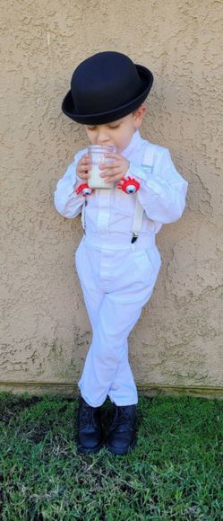 Toddler 4T Clockwork Orange Droog Halloween Costume