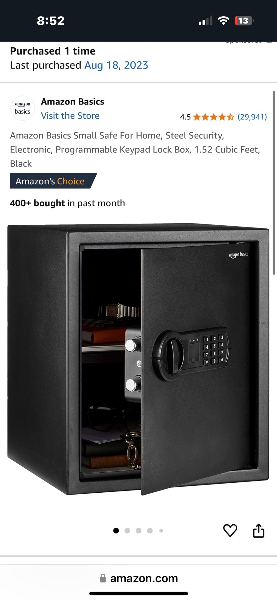 Key And Code Lock Floor Safe