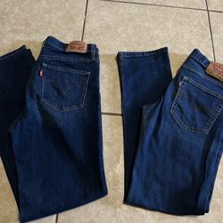 Boys Levi Jeans Size 28x28