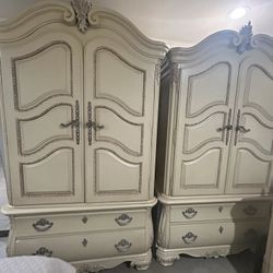 Queen Size Headboard. Dresser. Armoire . Night Stands