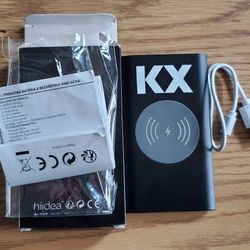 New And Never Used Power Bank With Wireless And Wire Two Mode Cell Phone Charger